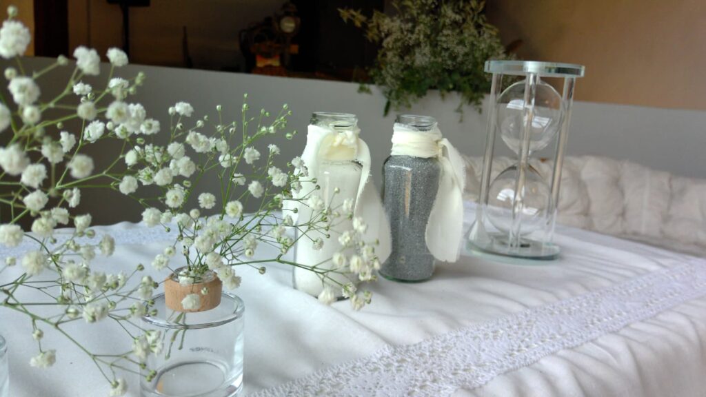 Preparativos para oficiar una ceremonia de boda